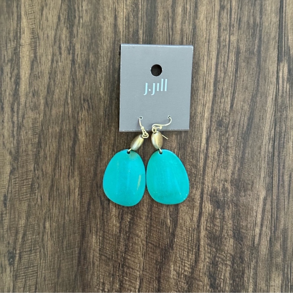 J.jill Patina drop earring size 2.1/4”